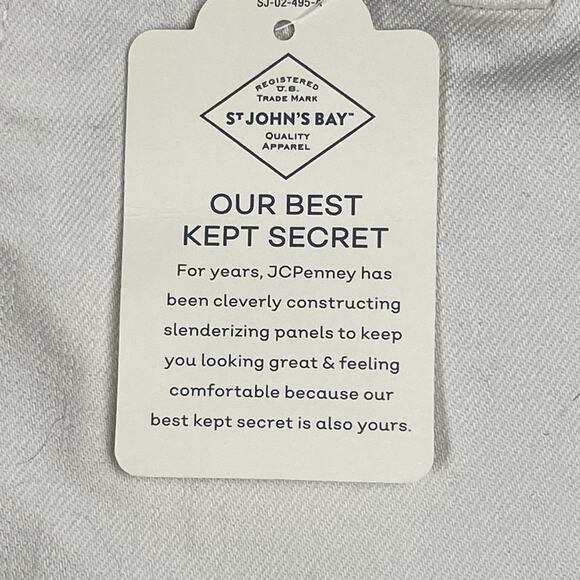 St. John’s Bay Jeans Women’s Size 18 Tall Birch Straight Leg Mid-Rise NWT $50 - Picture 5 of 9